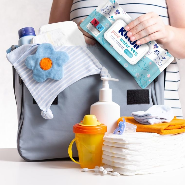 Kindii, Pure Water 99%, chusteczki dla niemowląt i dzieci, 12-60 szt.