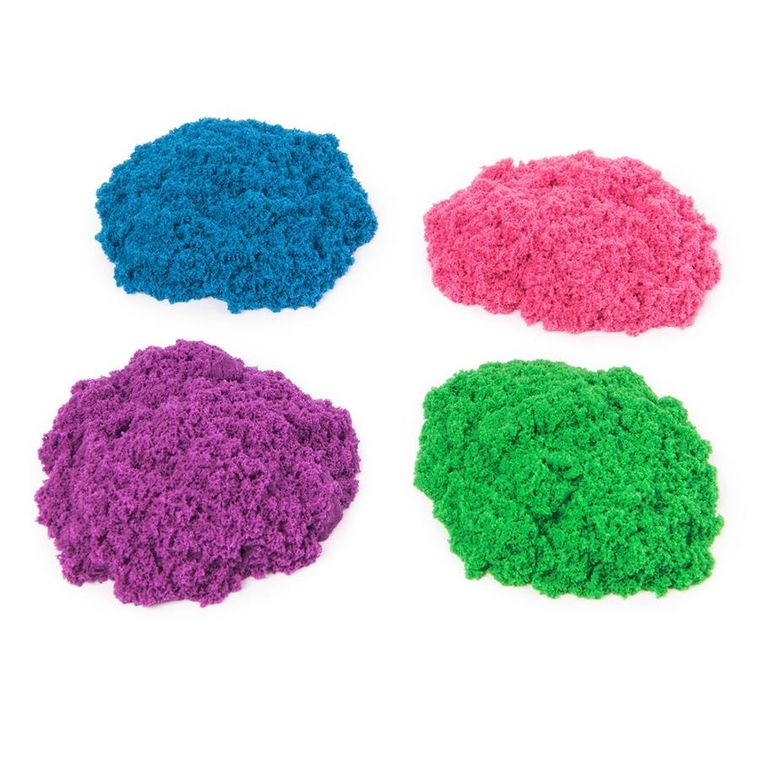 Kinetic Sand, Cukierki, saszetka z piaskiem kinetycznym i foremką