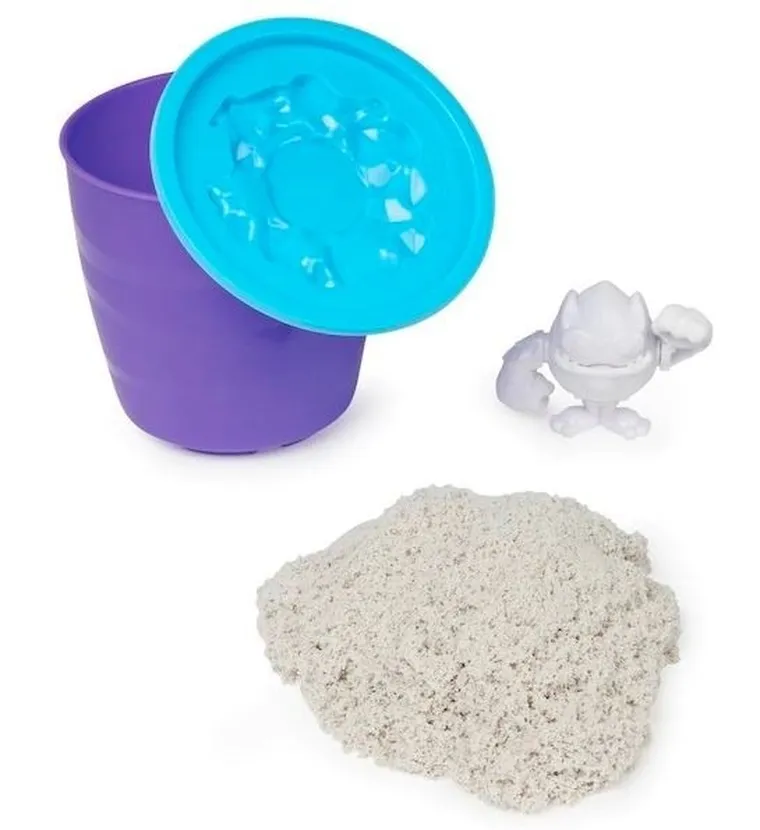 Kinetic Sand, Niespodzianka, piasek kinetyczny, zestaw z figurką niespodzianką