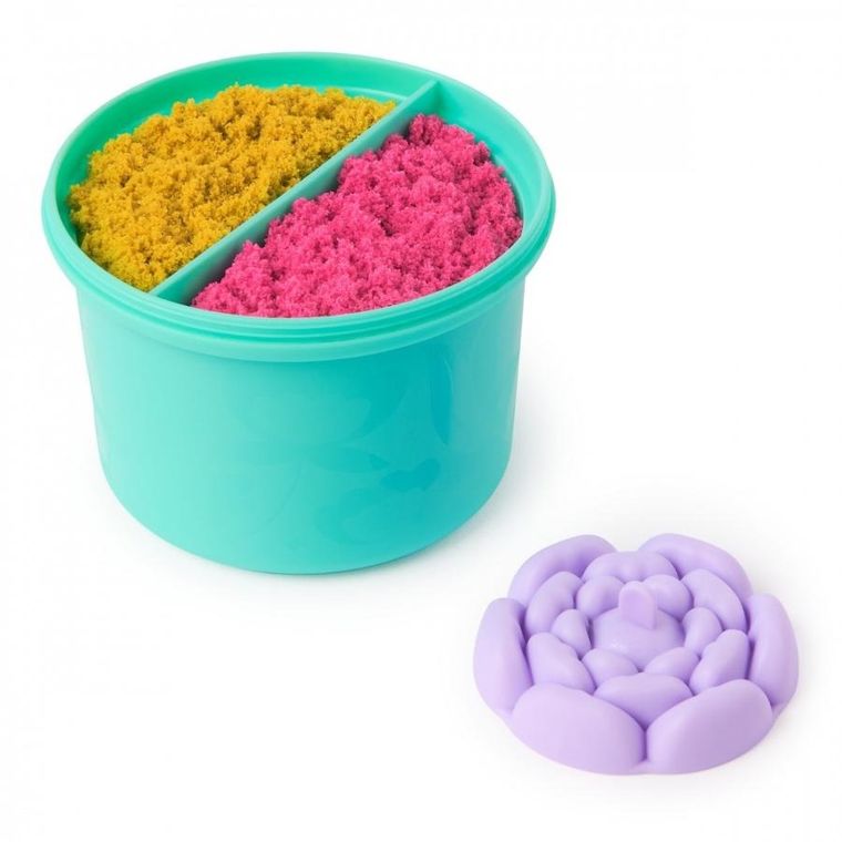 Kinetic Sand, SquishBlossom, Kwitnący kwiat, piasek kinetyczny, zestaw, 240g