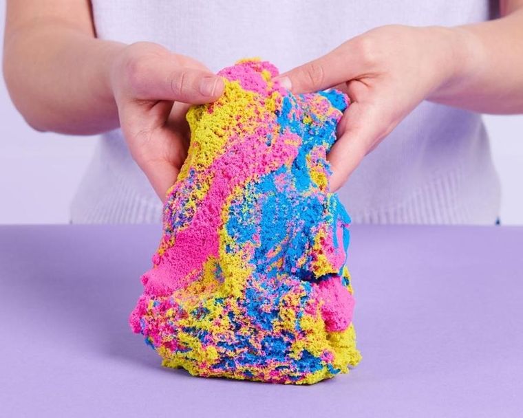 Kinetic Sand, Zgniataj i twórz, zestaw