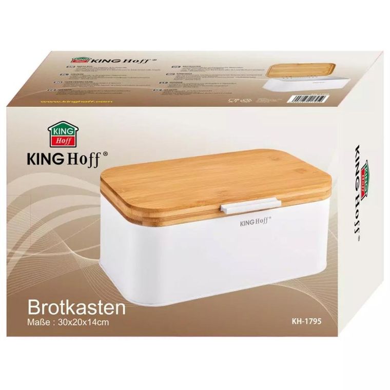 Kinghoff, chlebak bambusowo-stalowy, KH-1795