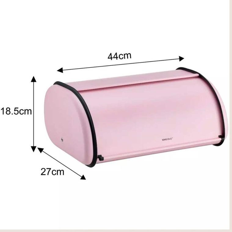 Kinghoff, chlebak stalowy, różowy