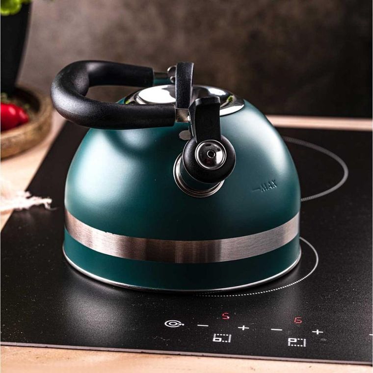 Kinghoff, czajnik, 1.8l z gwizdkiem, zielony