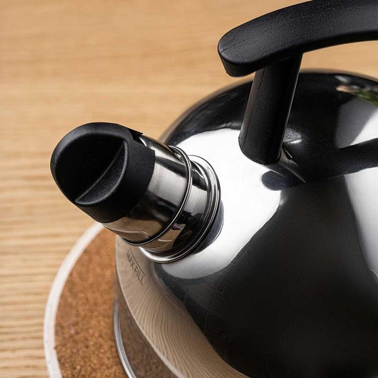 Kinghoff, czajnik z gwizdkiem, srebrny, 1,5l