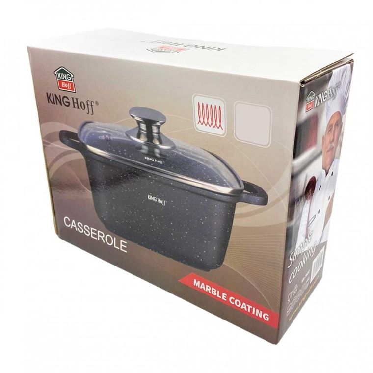 Kinghoff, garnek marmurowy, 22 cm, 3,7l