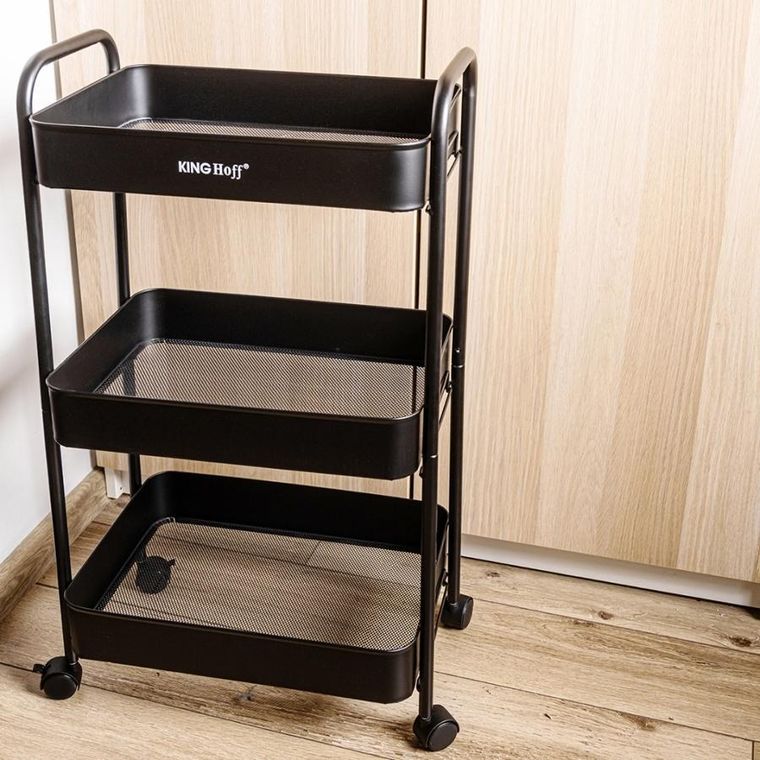 Kinghoff, mobilny barek, regał wielofunkcyjny, kh-1941