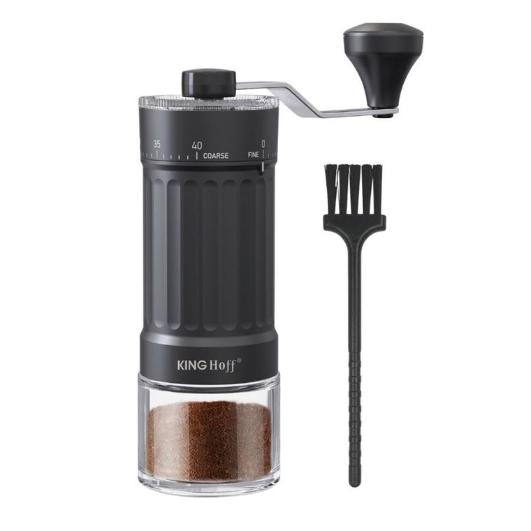 Kinghoff, ręczny młynek do kawy z regulacją, kh-2002