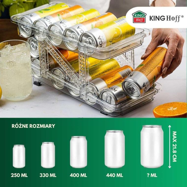 Kinghoff, regulowany organizer grawitacyjny na puszki