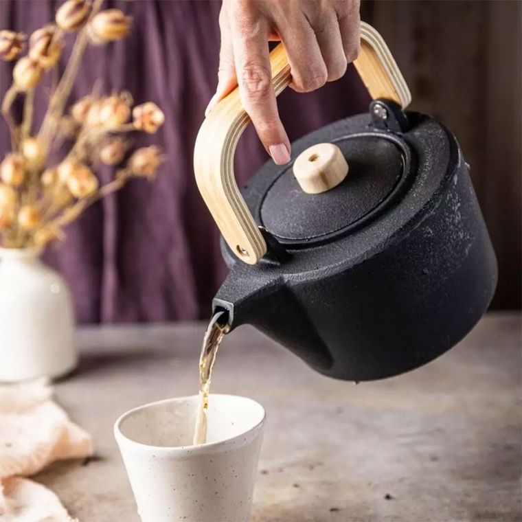 Kinghoff, zaparzacz żeliwny dzbanek z filtrem, 1.3l