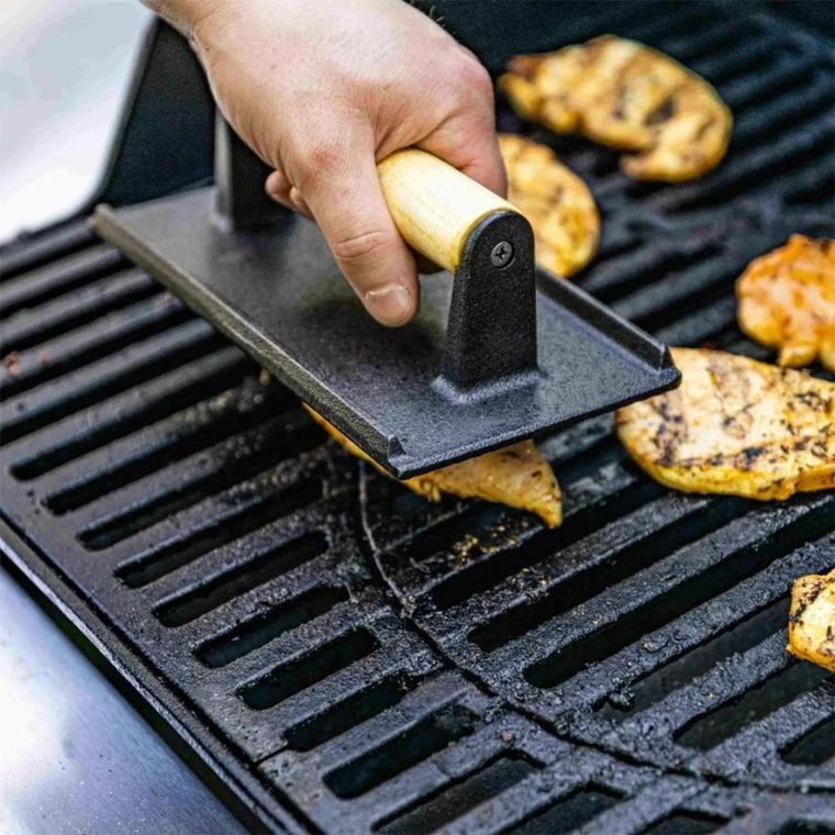 Kinghoff, żeliwna praska do burgerów i steków, KH-1758