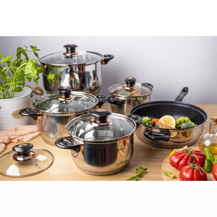 Kinghoff, zestaw garnków, 12 elementów, KH-1767