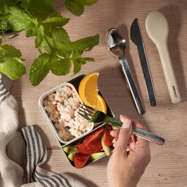 Kinghoff, zestaw sztućców w etui do lunch boxów, kh-1954