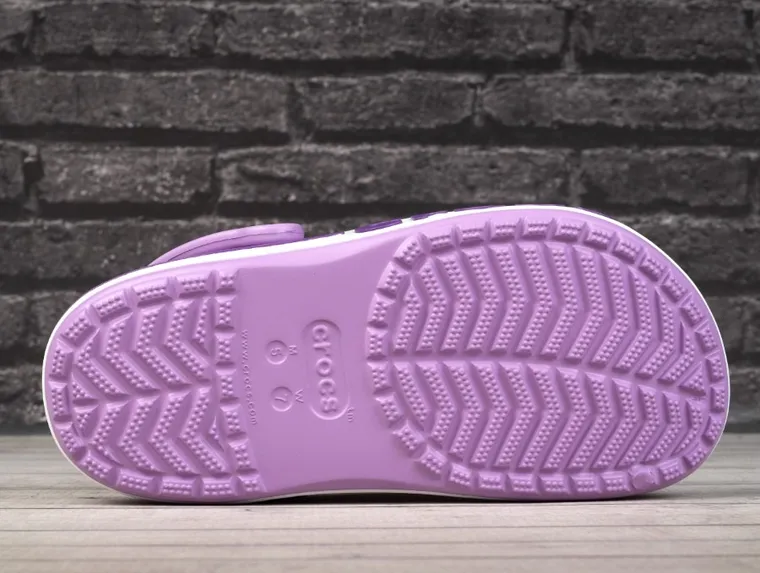 Klapki damskie, fioletowe, Crocs Bayaband Clog
