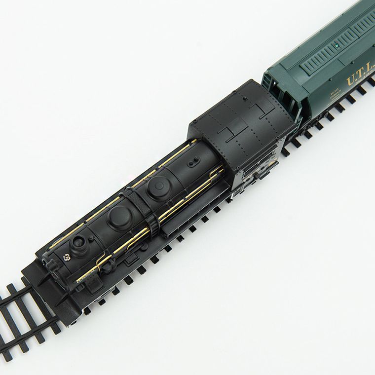 Klasyczna kolejka z torami, światło i dźwięk