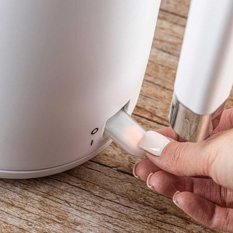 Klausberg, czajnik elektryczny, biały, 1,7l