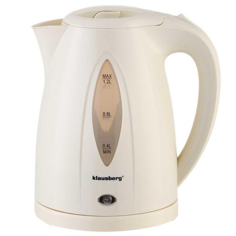 Klausberg, czajnik elektryczny, kremowy, 1,2l, KB-9002