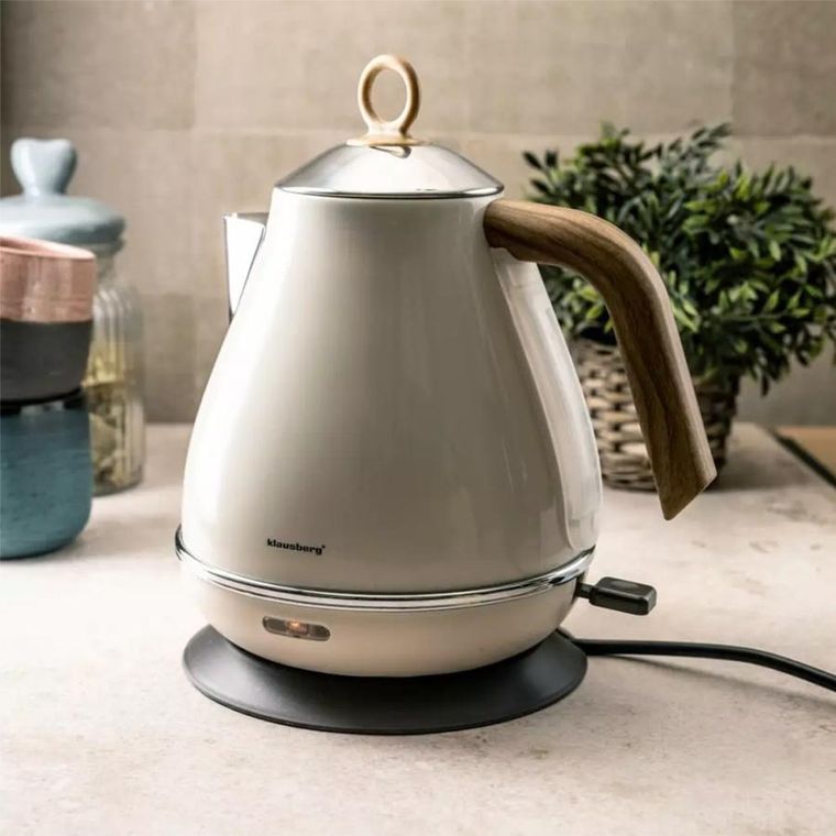 Klausberg, czajnik elektryczny, kremowy, 1,7l