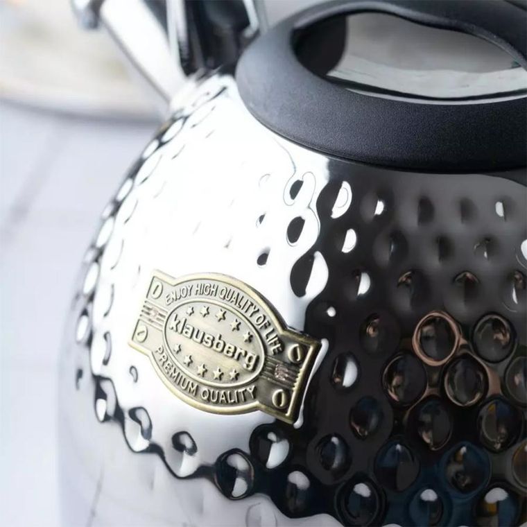 Klausberg, czajnik stalowy z gwizdkiem, 3l