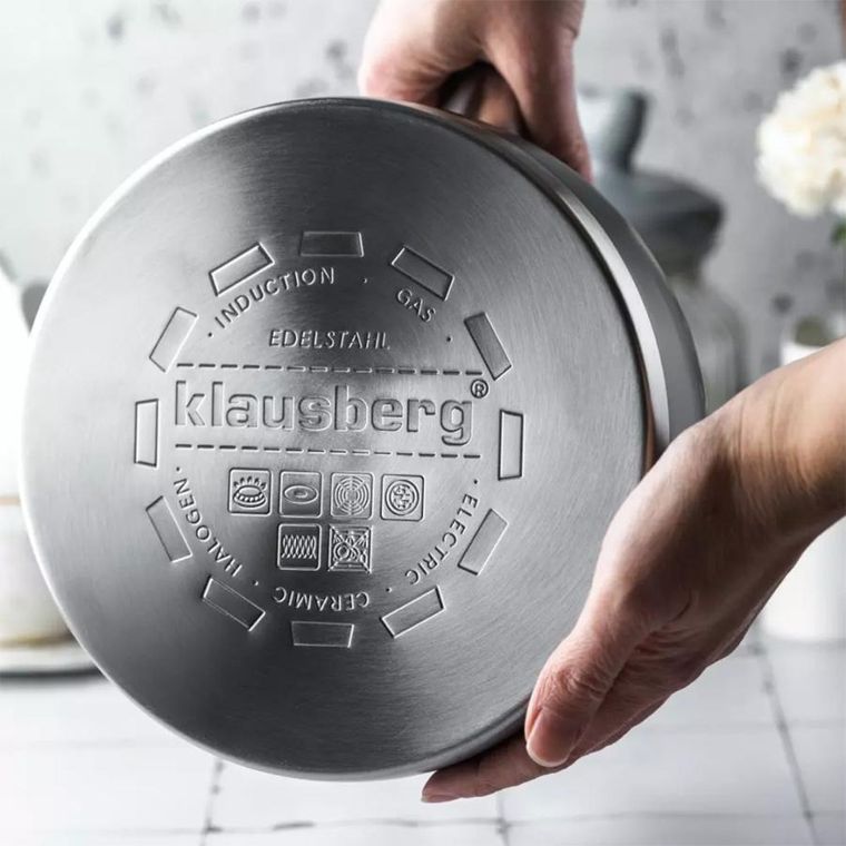 Klausberg, czajnik stalowy z gwizdkiem, 3l