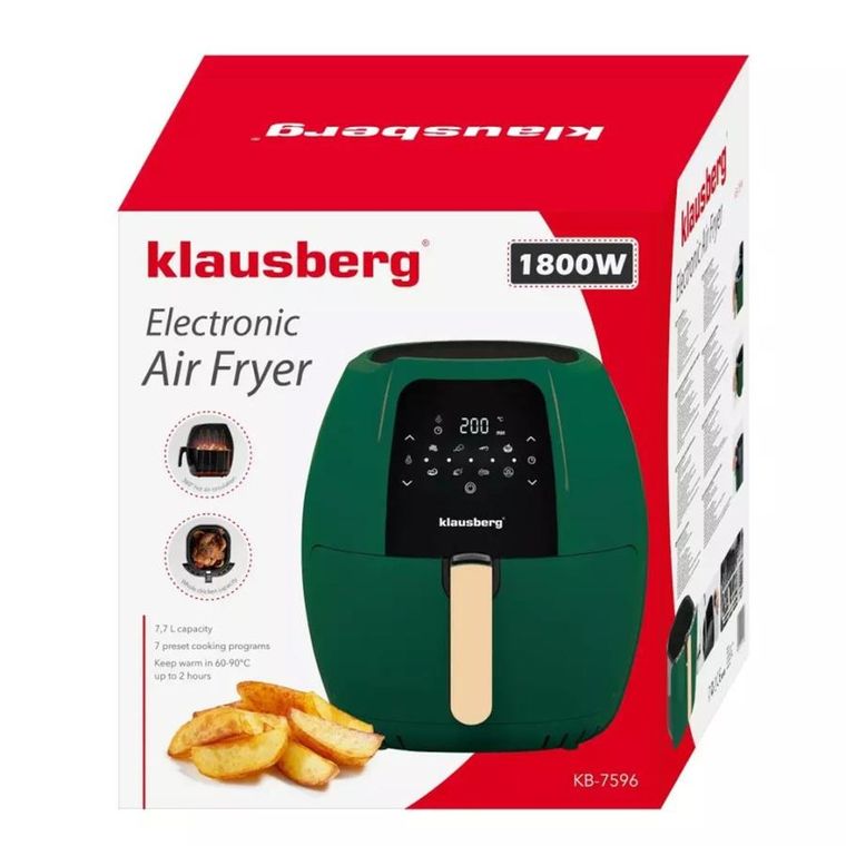 Klausberg, frytkownica beztłuszczowa, air fryer, 7,7l, KB-7596