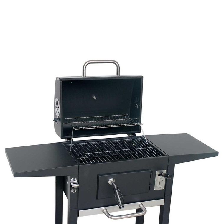 Klausberg, grill węglowy na kółkach z półkami, kb-9034