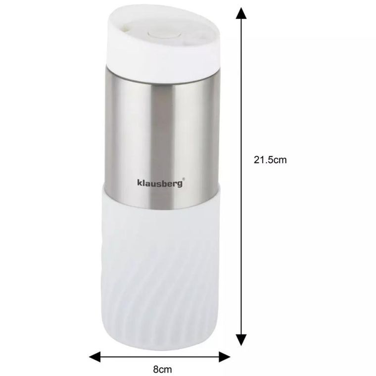 Klausberg, kubek termiczny, click clack, 400 ml, KB-7635