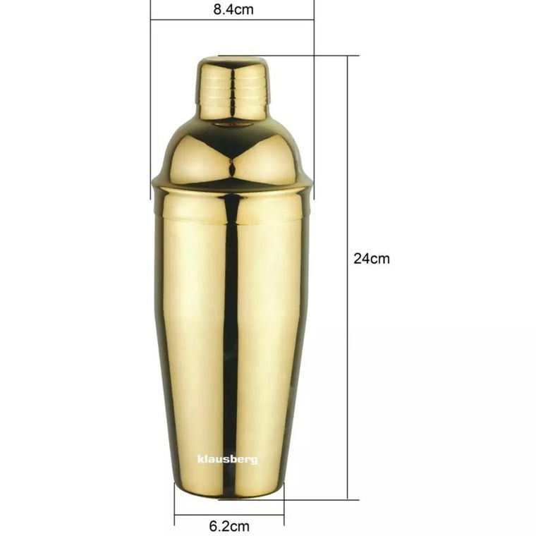 Klausberg, shaker barmański do koktajli, 750 ml, KB-7649