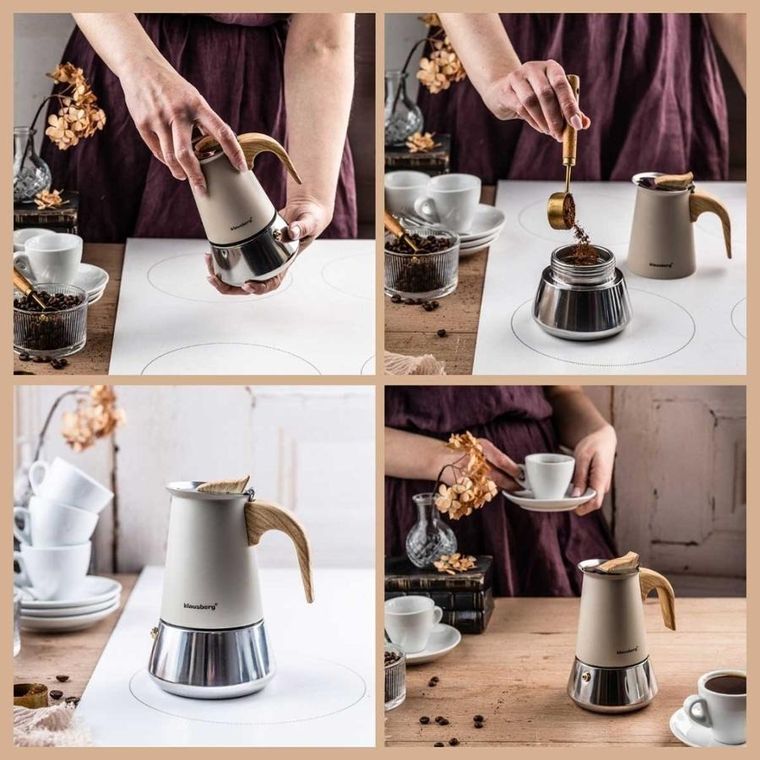 Klausberg, zaparzacz do kawy, na indukcję, 200 ml, KB-7994