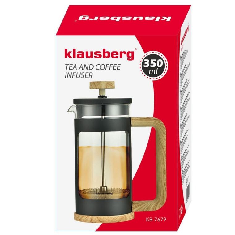 Klausberg, zaparzacz tłokowy do kawy/herbaty, 350 ml, KB-7679