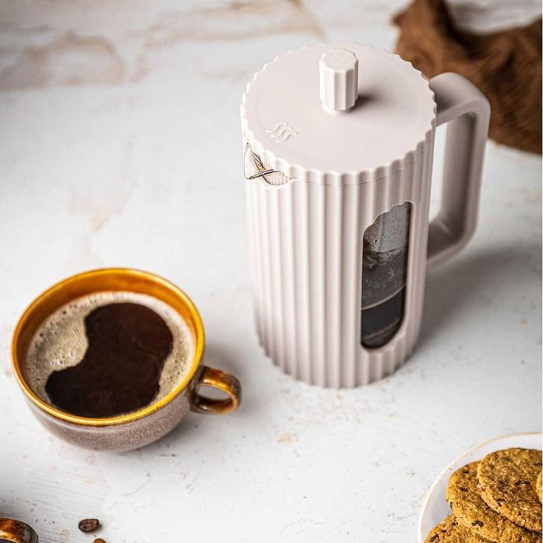 Klausberg, zaparzacz tłokowy do kawy/herbaty, różowy, 600 ml