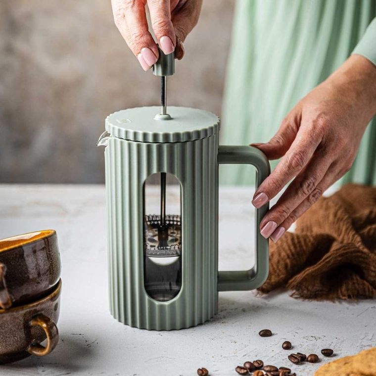 Klausberg, zaparzacz tłokowy do kawy/herbaty, zielony, 350 ml