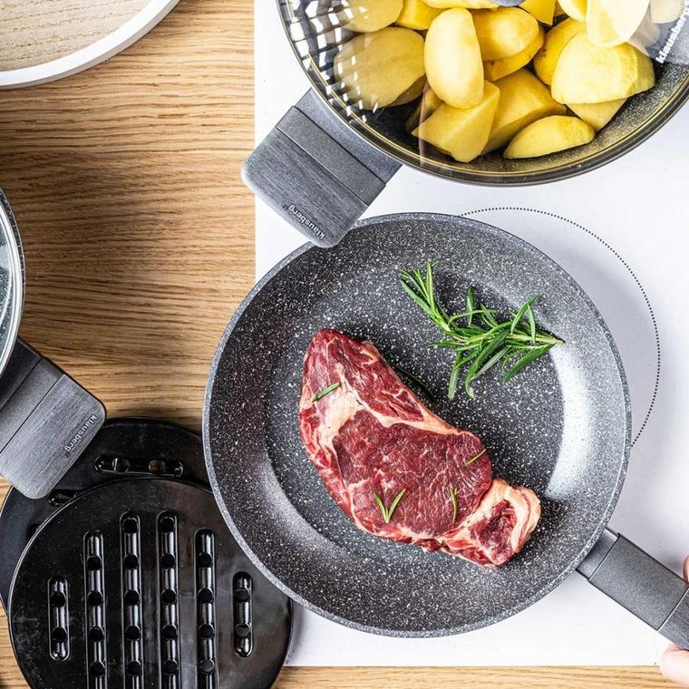 Klausberg, zestaw garnków marmurkowych, 12 elementów