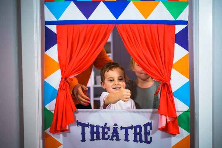 Kleks&Friends, Teatrzyk kukiełkowy, zawieszany