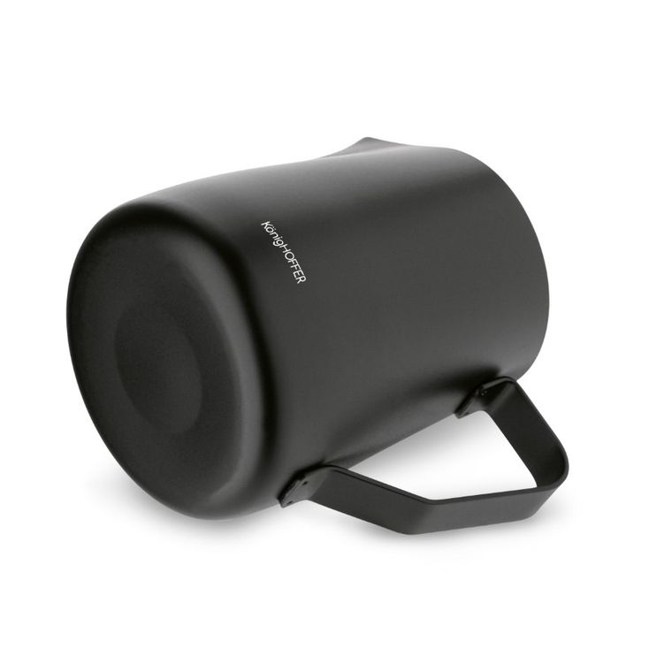 Könighoffer, Barista, dzbanek do spieniania mleka, mlecznik, czarny, 600 ml