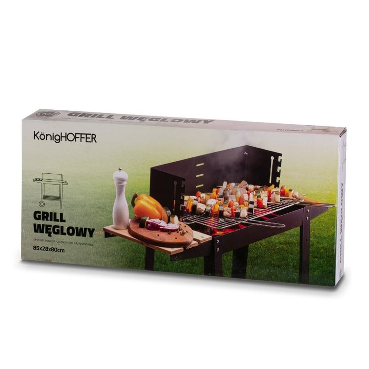 Könighoffer, grill ogrodowy na węgiel, 86-41-80 cm