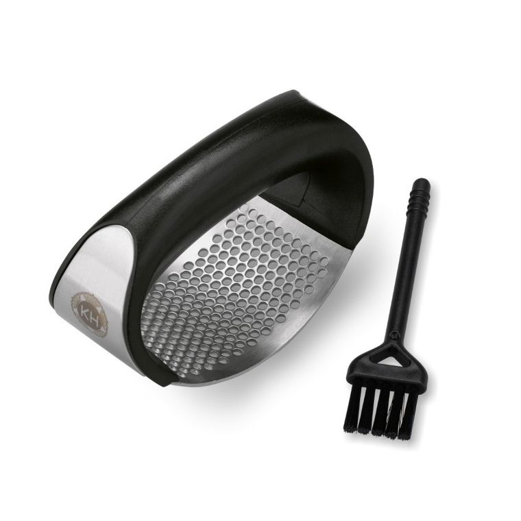 Könighoffer, praska ręczna do czosnku + szczoteczka