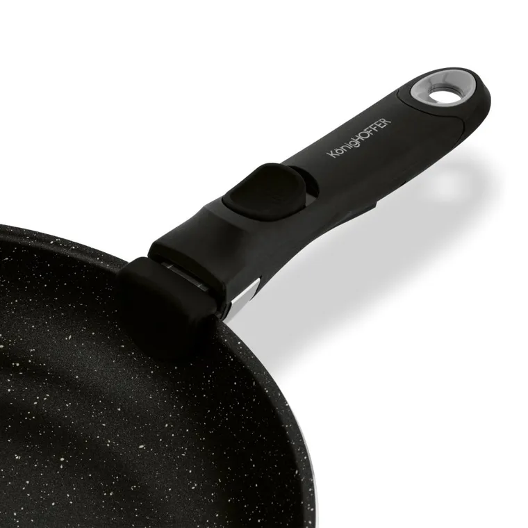 Könighoffer, Spinel Black, komplet patelni, bez indukcji,4 elementy