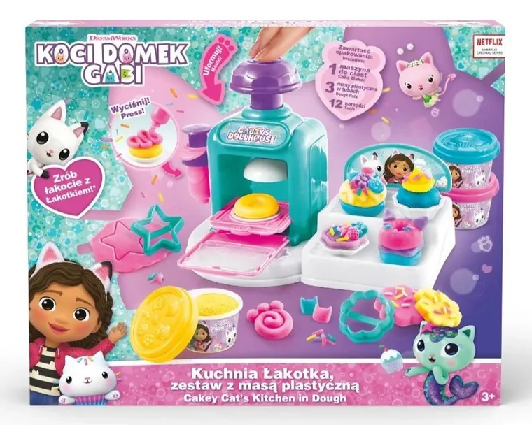 Koci Domek Gabi, Kuchnia Łakotka, zestaw z masą plastyczną