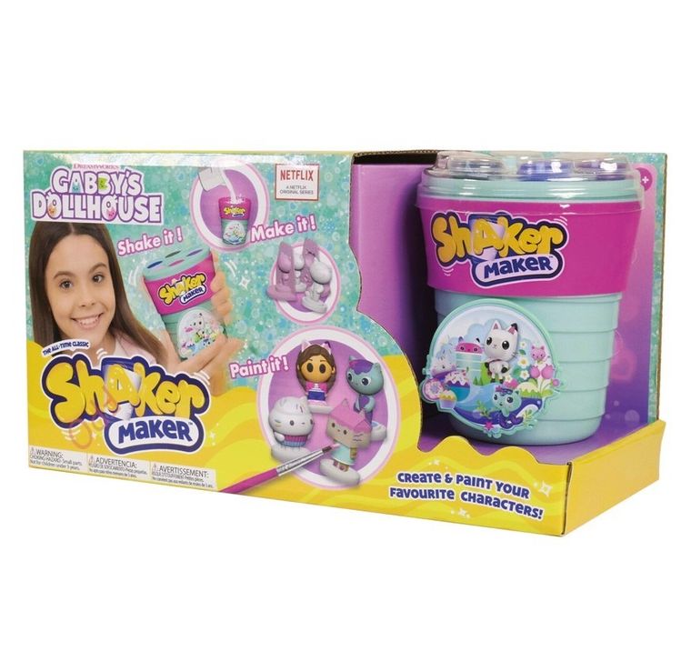 Koci Domek Gabi, Shaker Maker, zestaw kreatywny do tworzenia i malowania figurek