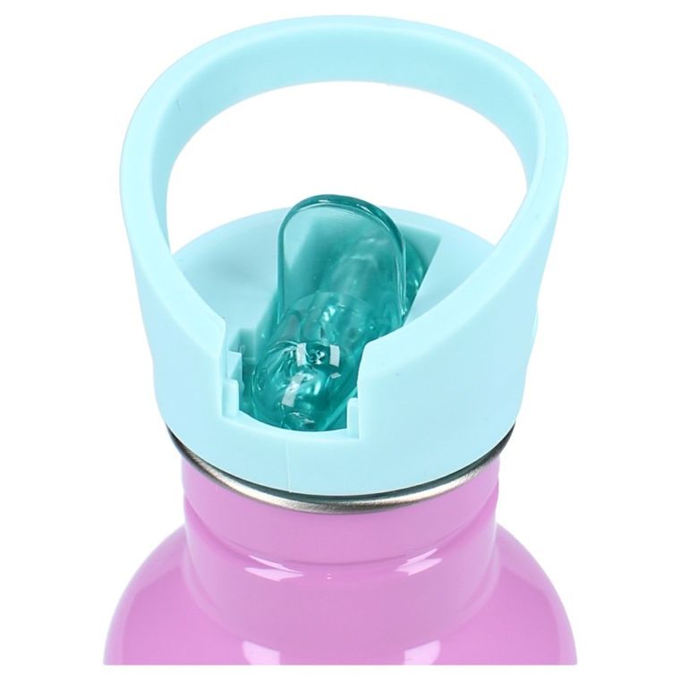 Koci Domek Gabi, Take a sip, bidon ze słomką, różowy, 500 ml