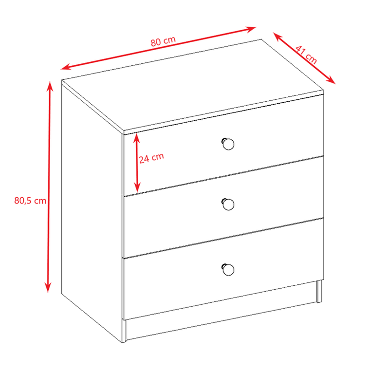 Kocot Kids, Babydreams, komoda, zielona, straż pożarna
