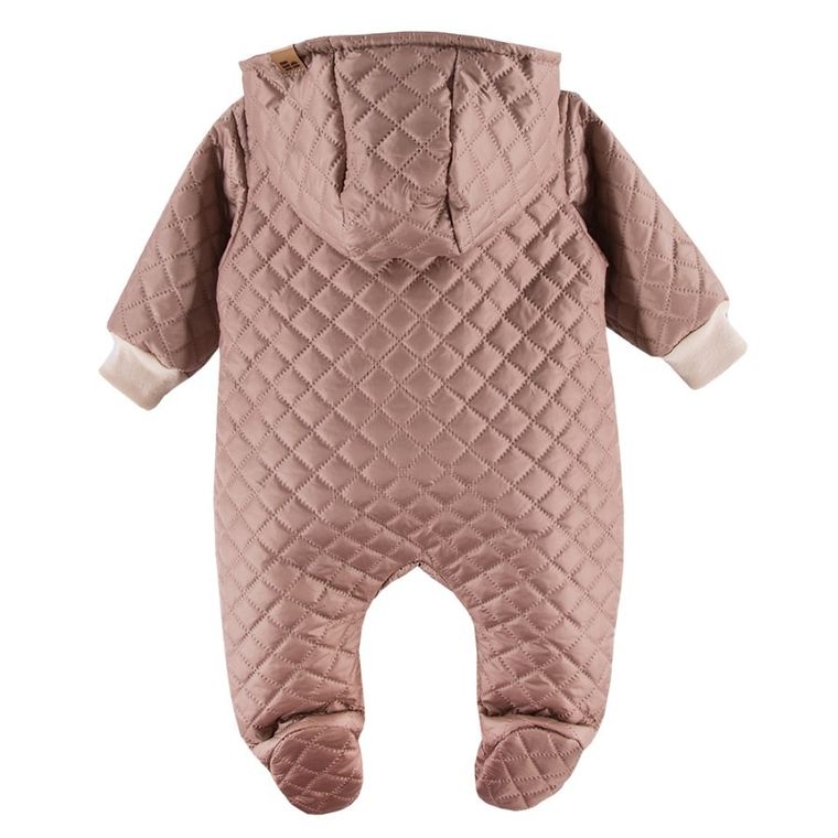 Kombinezon dziecięcy z kapturem, beżowy, Eevi