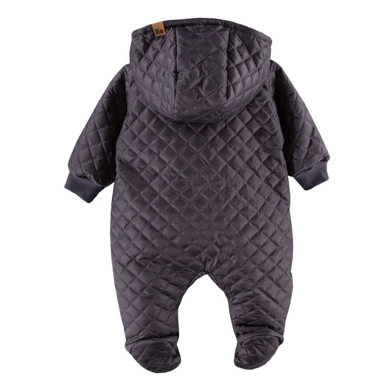 Kombinezon dziecięcy z kapturem, szary, Eevi