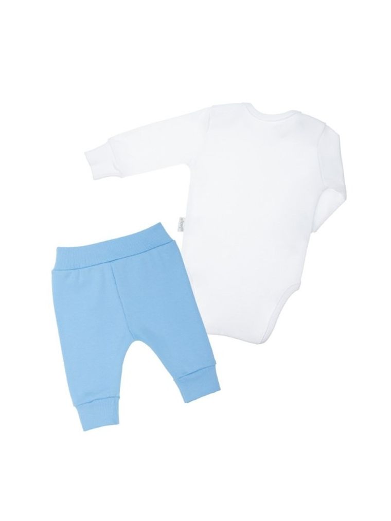 Komplet chłopięcy, Body z długim rękawem, Spodnie dresowe, mix, Nicol