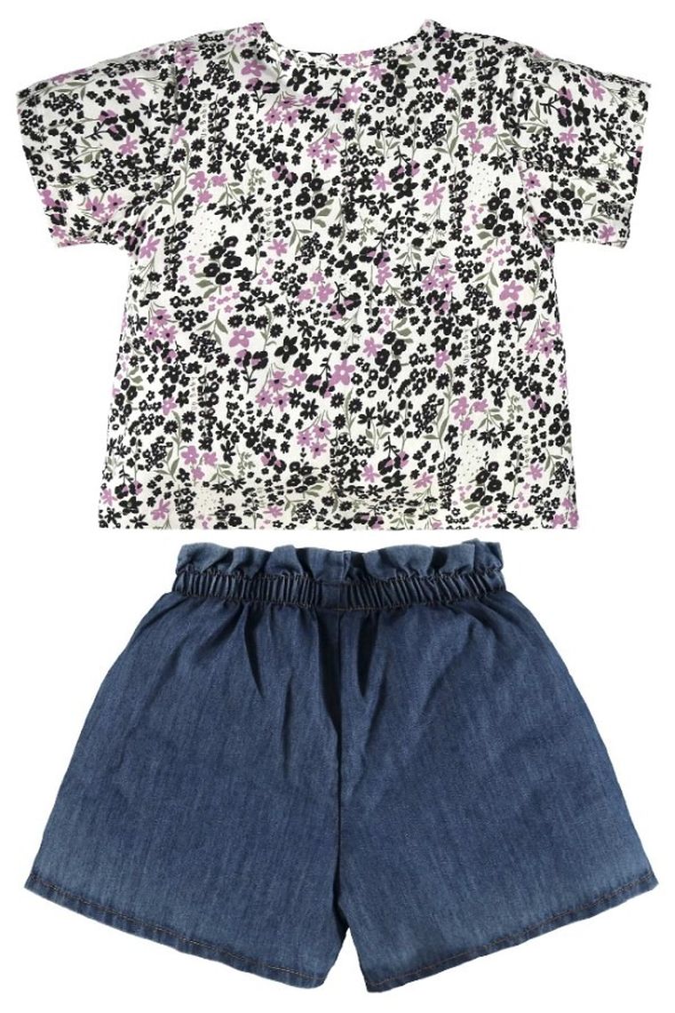 Komplet dziewczęcy, Bluzka z krótkim rękawem, Szorty, mix, Up Baby