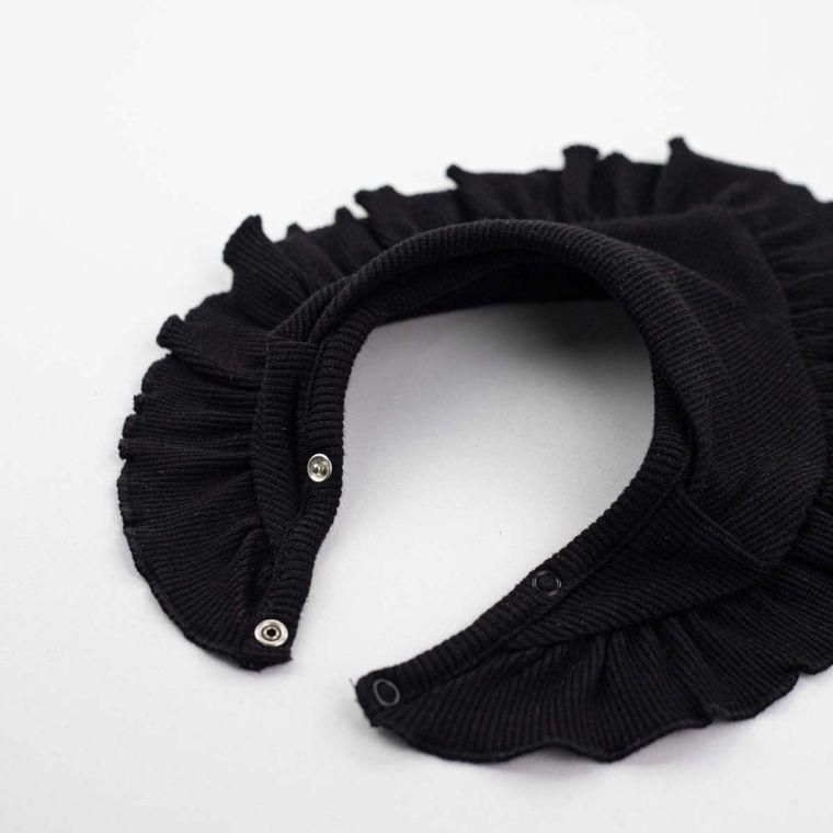 Komplet dziewczęcy, Czapka, Apaszka, czarny, Nicol