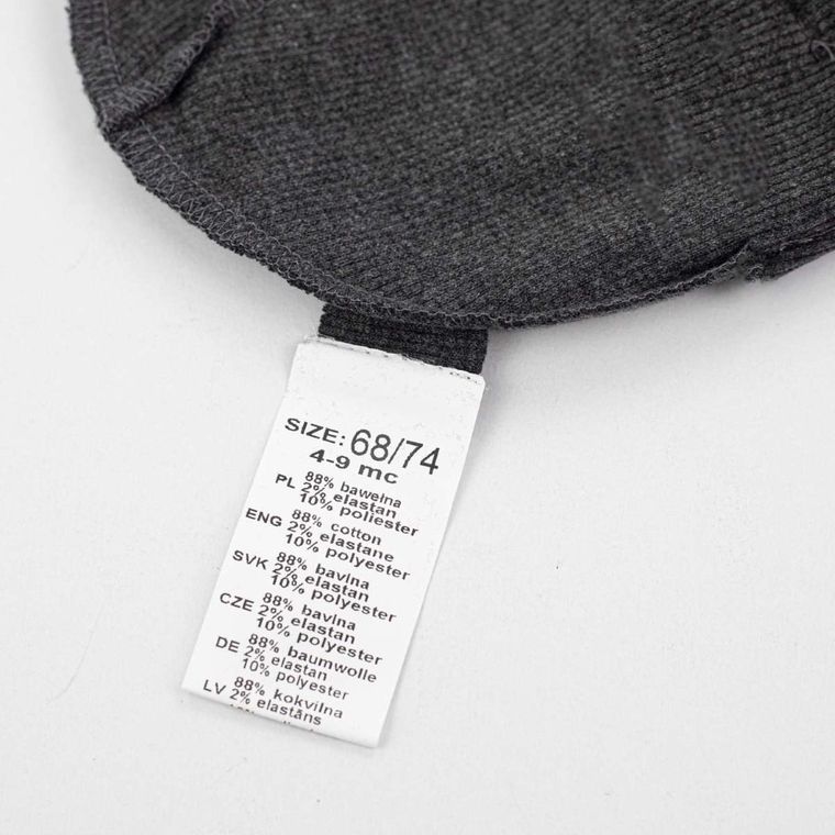 Komplet dziewczęcy, Czapka, Apaszka, grafitowy, Nicol