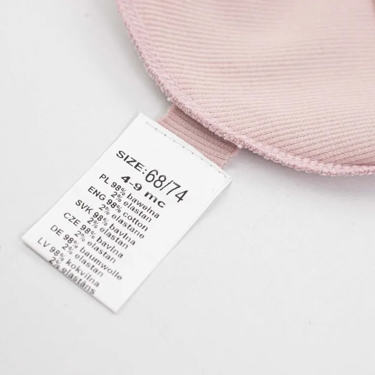 Komplet dziewczęcy, Czapka, Apaszka, jasnoróżowy, Nicol