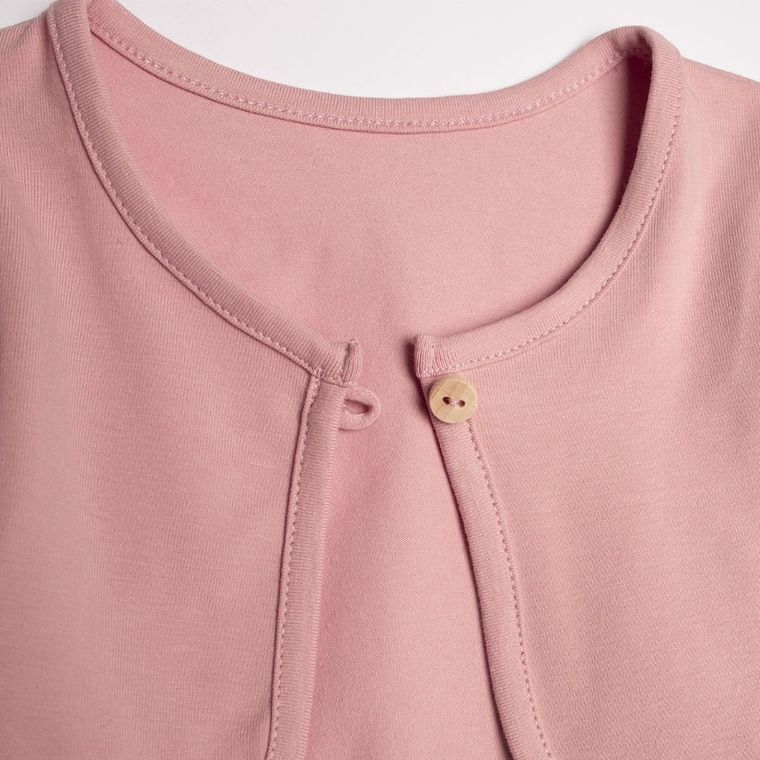 Komplet dziewczęcy, Sukienka, Bolerko, różowy, Nicol